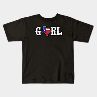 Texas Girl Kids T-Shirt